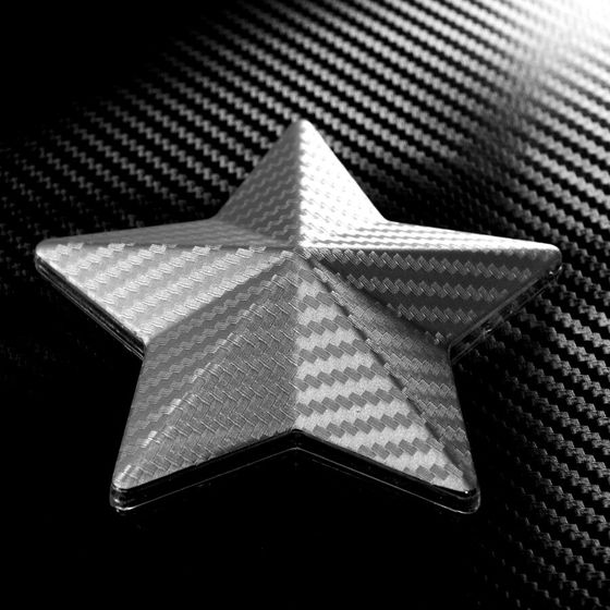 3D карбон пленка серая