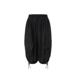 Бриджи из шерти в полоску М, Серые