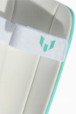 Футбольные щитки adidas Messi Match Junior - бирюзовый