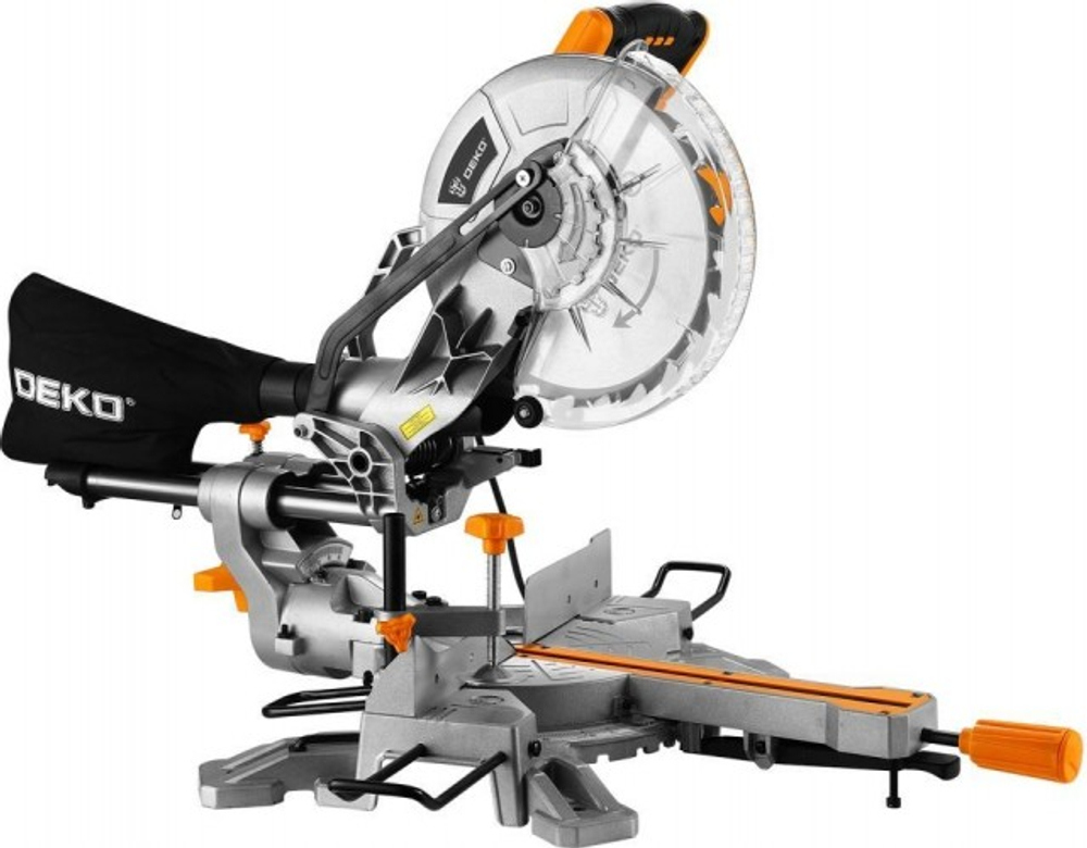 Пила торцовочная сетевая DEKO DKMS2200-255 Laser 063-4218