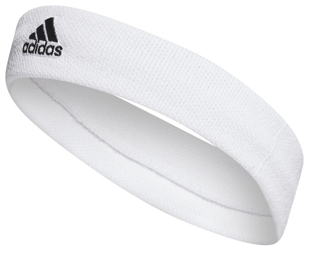 Повязка на голову теннисная Adidas Tennis Headband - white/black
