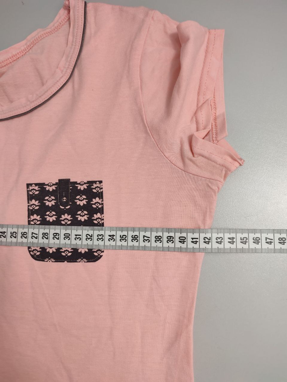 Футболка нежно-розовая 44 размер