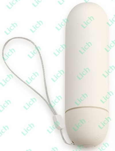 Большое белое водонепроницаемое виброяйцо WHITE NIGHTS
