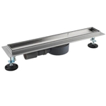 Трап канализационный углов, 40 мм, 700х70 мм, Gappo, нерж сталь, G87007-4