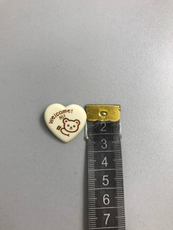 Броши "Сердечко, звездочка и зайчик" (набор из 3 штук), новые