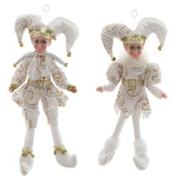 GAEM Игрушка набивная подвесная "Эльф", L12 W6 H26/16 см, 2в.