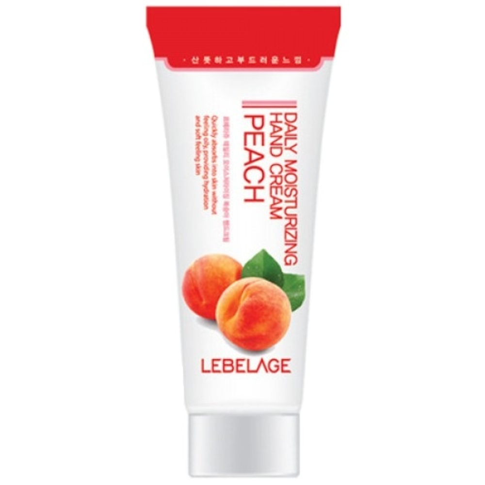 Крем для рук увлажняющий с экстрактом персика Lebelage Daily Moisturizing Peach Hand Cream 100мл