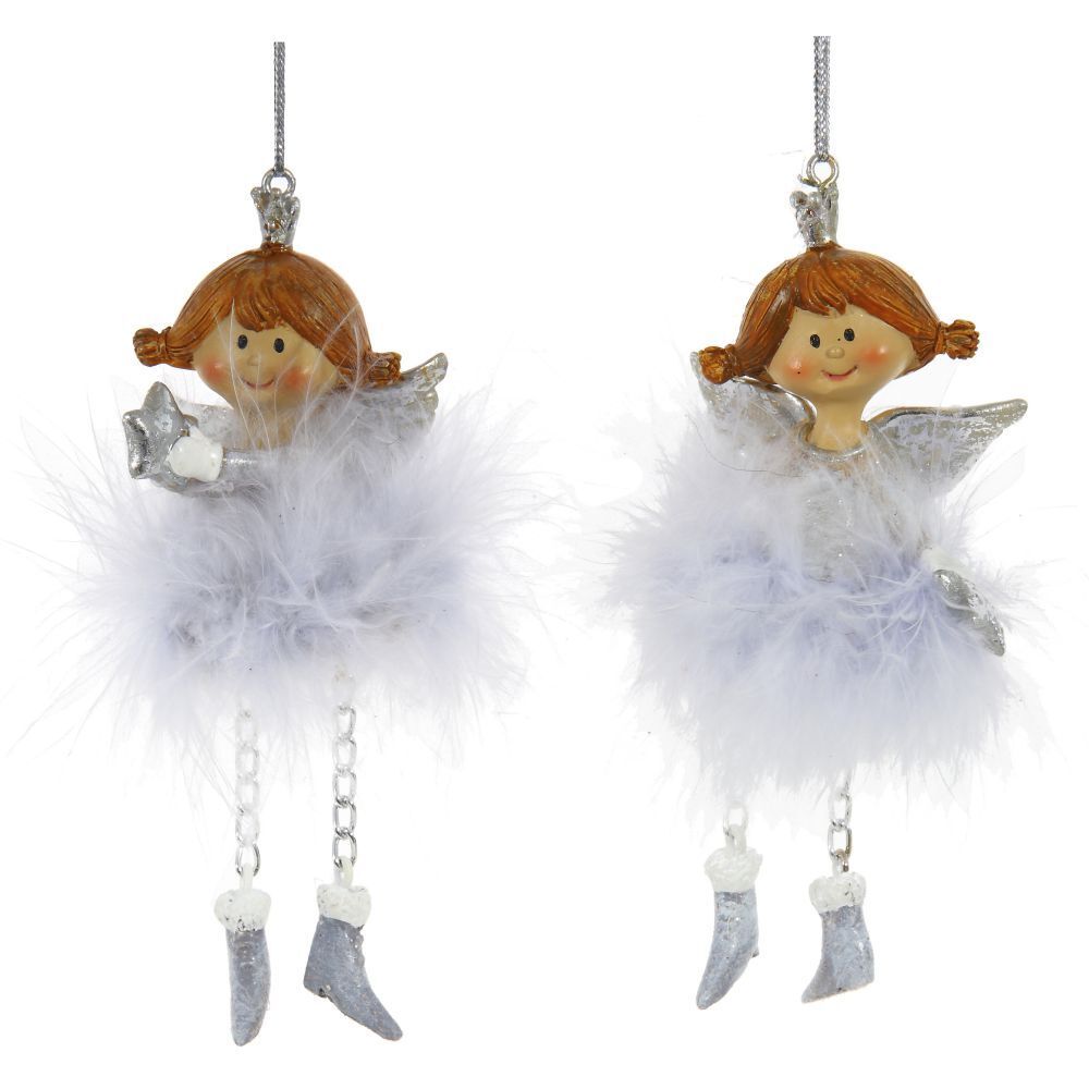 GAEM Украшение новогоднее "Ангелочек, L5 W5 H11 см, 2в.