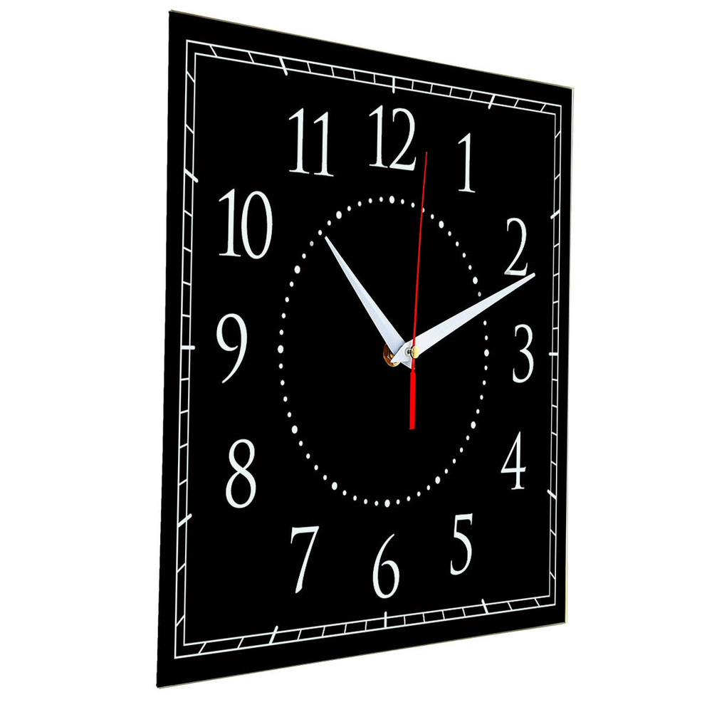 Настенные часы Ideal 851 черные