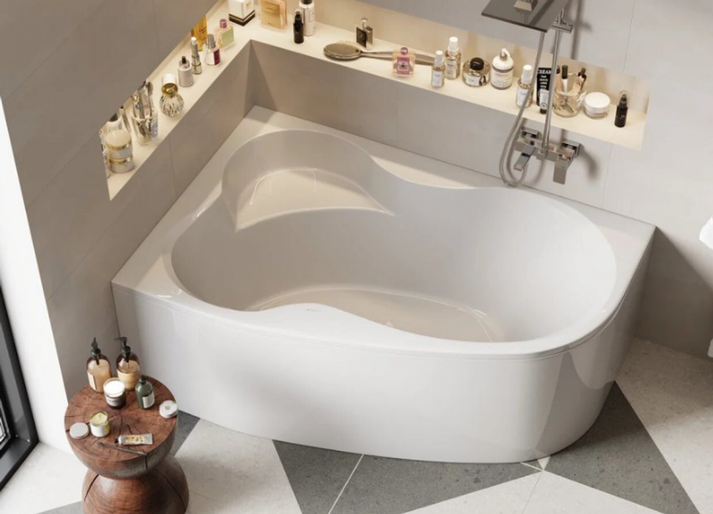 Акриловая ванна VAGNERPLAST MELITE 160x105 Left