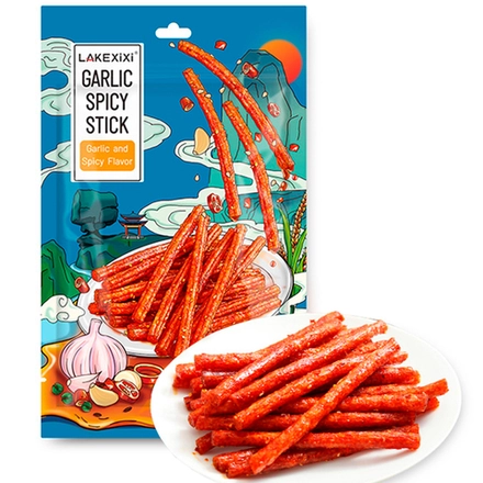 Латяо ЧесноЧили пряные пшеничные палочки с чесноком и перцем чили 92г