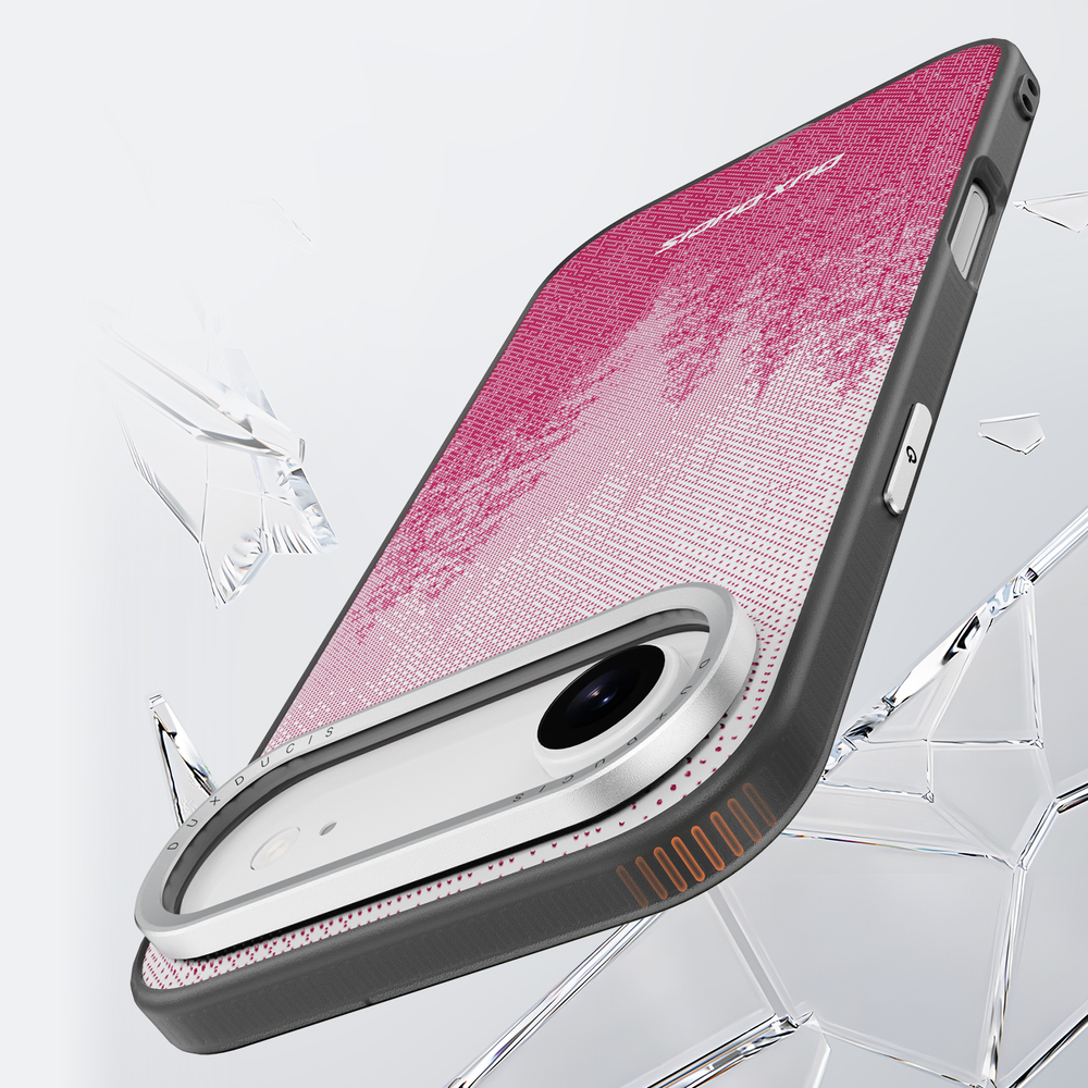 Чехол с MagSafe красного цвета для iPhone Air, серия Moro Series Magnetic от Dux Ducis