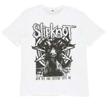 Футболка Slipknot белая (885)