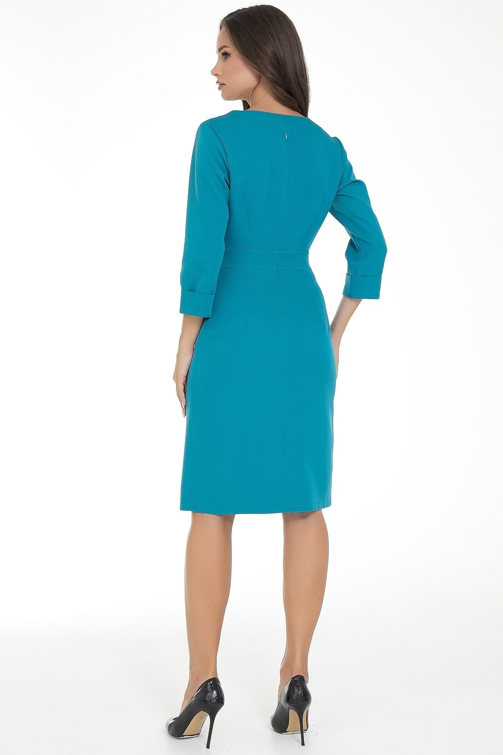 Платье Виктория Стильная (бирюза) Diolche