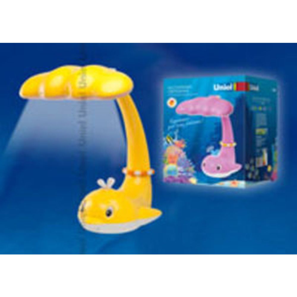 TTL-030 Yellow. Лампа настольная — Детская серия «Дельфин». Цоколь GX10Q. 15W. Цвет — Желтый