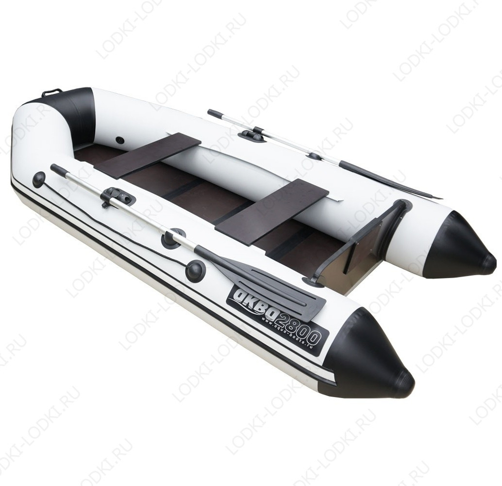 Аква-2800 серо-черная + KAMISU T 5 BMS (комплект лодка + мотор)