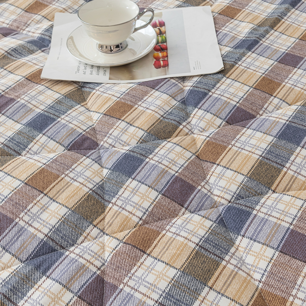 Комплект постельного белья Сатин с Одеялом 100% хлопок на резинке OBR128