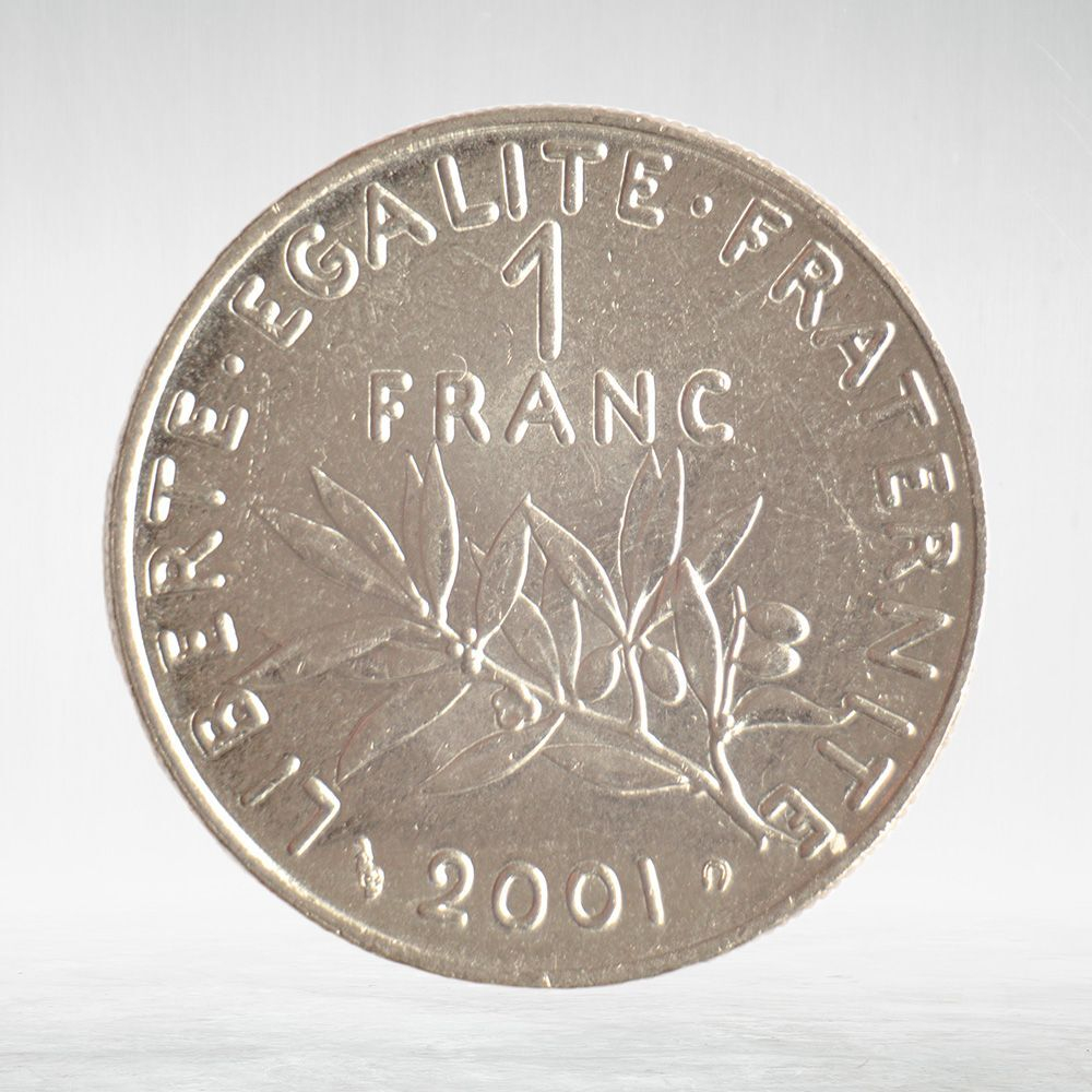 France, 1 Franc 2001 - Signature "O. Roty", VF