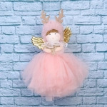 Подвеска «Фея из сказки» 14 см, розовый