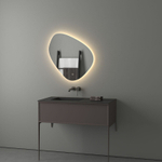 Зеркало Evoform с LED-подсветкой 19 W 70х70 см Сенсорный выключатель Теплый белый свет