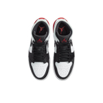 Кроссовки Air Jordan 1 Mid Red Black Toe
