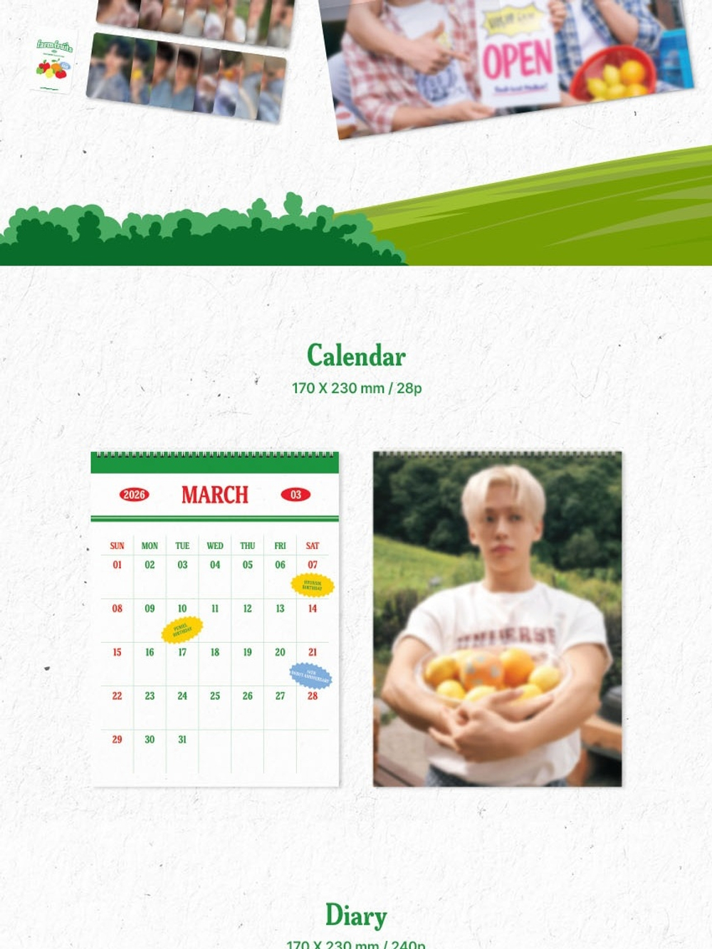 товары BTOB - FARM FRUITS 2026 BTOB COMPANY SEASON'S GREETINGS