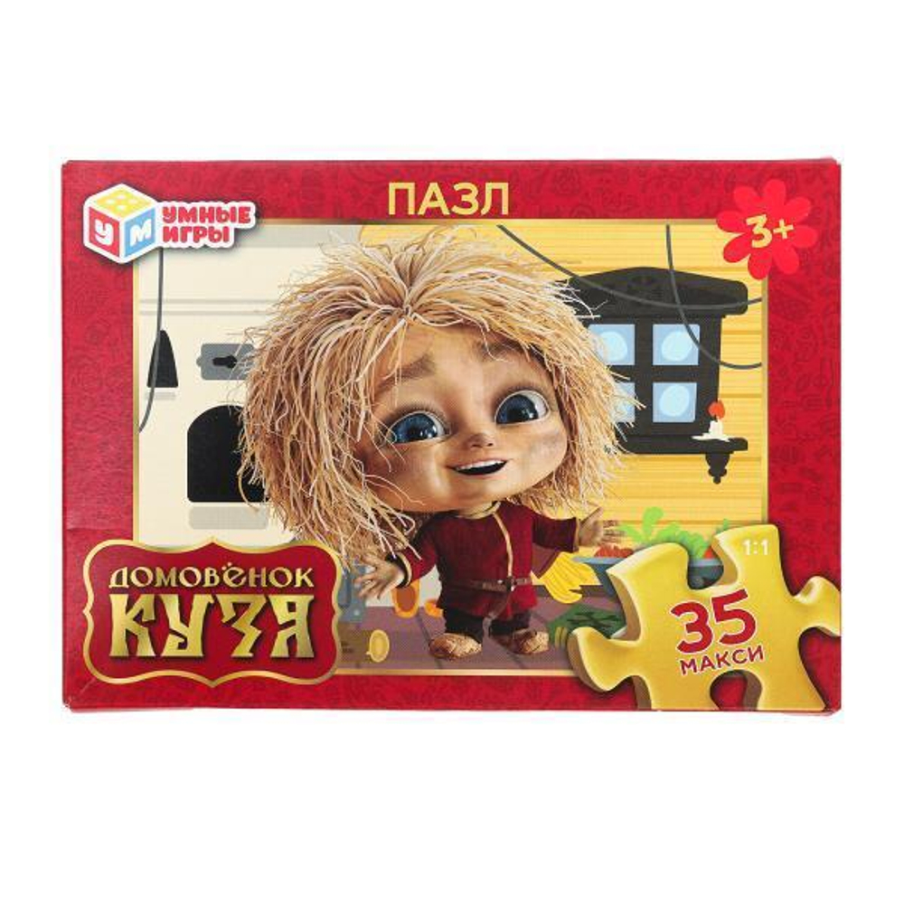 Макси-пазл 35эл. "Домовёнок Кузя" коробка 4630395006682 (Умные игры)