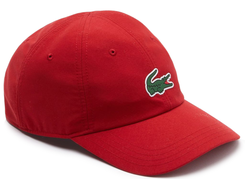 Теннисная кепка Lacoste SPORT Novak Djokovic Microfiber Cap - красный