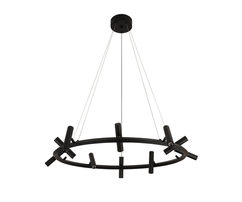 07613-10A,19 Люстра Верония черный Led 30W