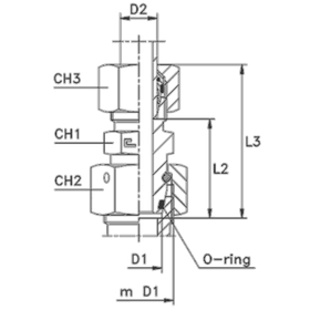 Соединение PNF DS16 36х2 B4 (в сборе)