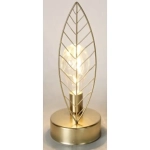 Светильник «ЛОФТ - Сияющий листок» 10,5*10,5*20 см, на батарейках (в комплект не входят), золото