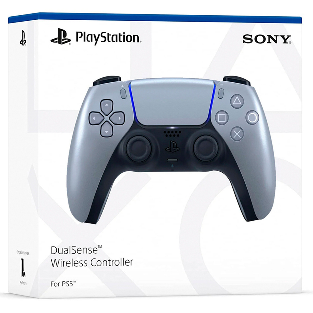 Беспроводной геймпад DualSense Sterling Silver (Серебристый ) для PlayStation 5