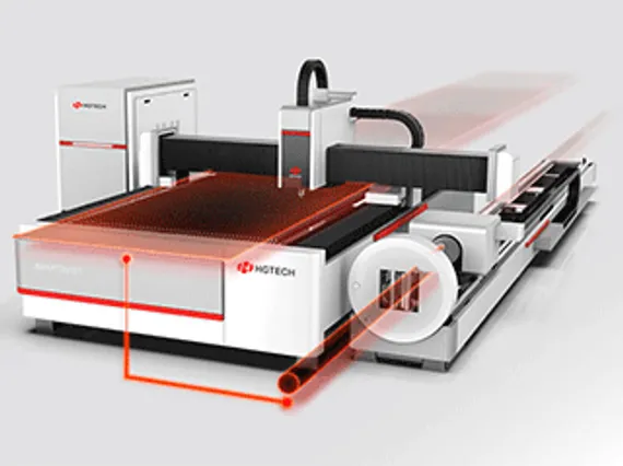 Комбинированный станок лазерной резки HGTECH серии SMART PRO-T