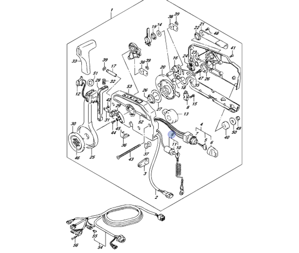 Кнопка аварийной остановки с чекой Suzuki