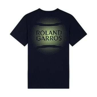 Мужская теннисная футболка Roland Garros Back Мяч - navy blue