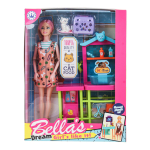 Кукла тип Модель на шарнирах с аксессуарами, коробка JX500-39