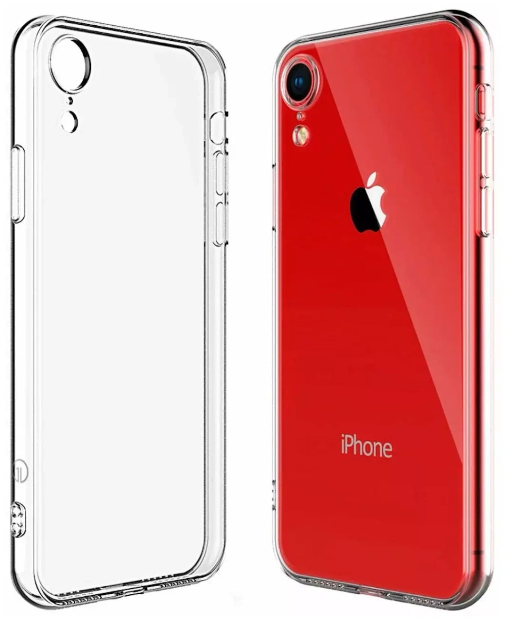 Силиконовый чехол для iPhone Xr прозрачный