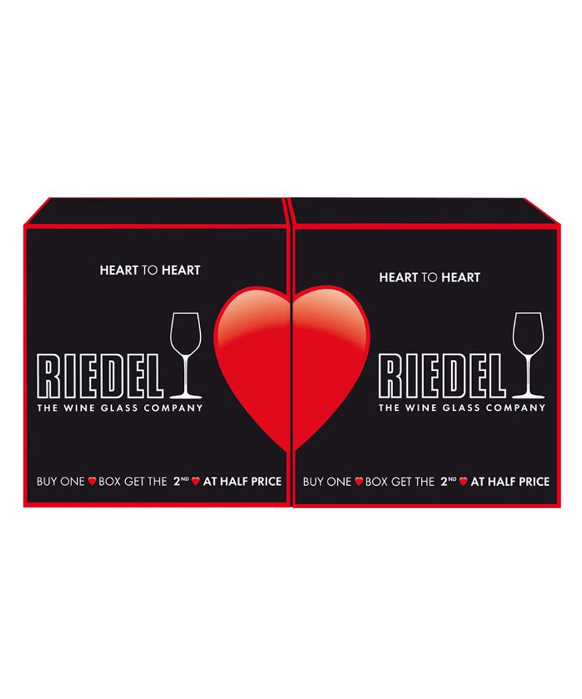 Riedel Фужеры для шампанского Champagne Glass Heart to Heart 305мл - 2шт