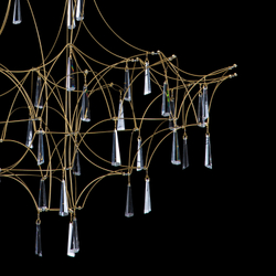 Люстра Lucciola 1E matt gold