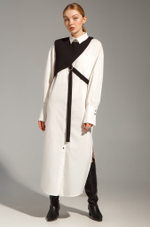 Жилет асимметрия короткий