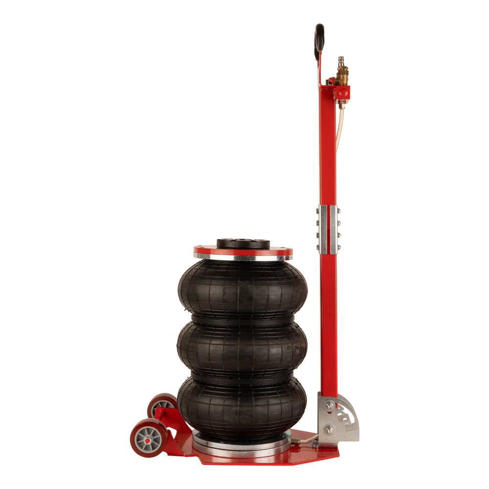 WDK-81813 Домкрат пневматический подкатной 3т, 135-435 мм, с регулировкой угла наклона рукояти