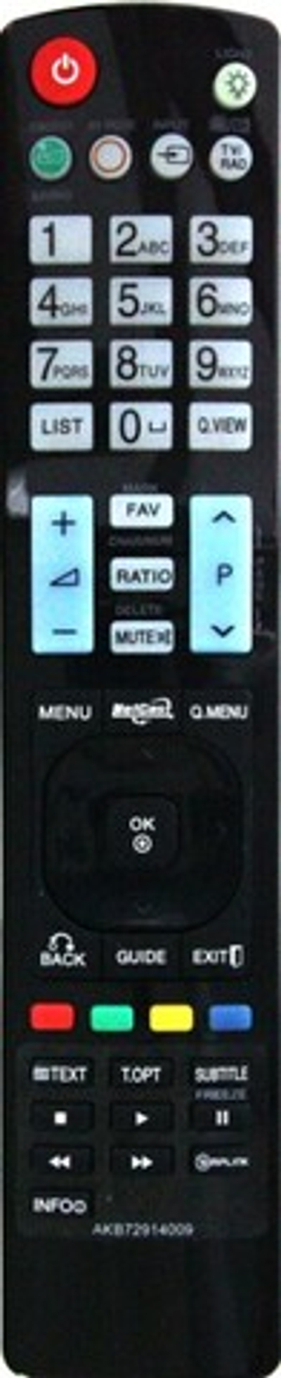 Пульт для LG AKB72914009 LCD