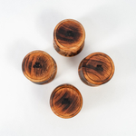 Набор деревянных стаканов из древесины кедра для напитков NC35