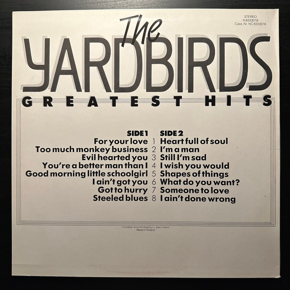 The Yardbirds - Greatest Hits (Франция)