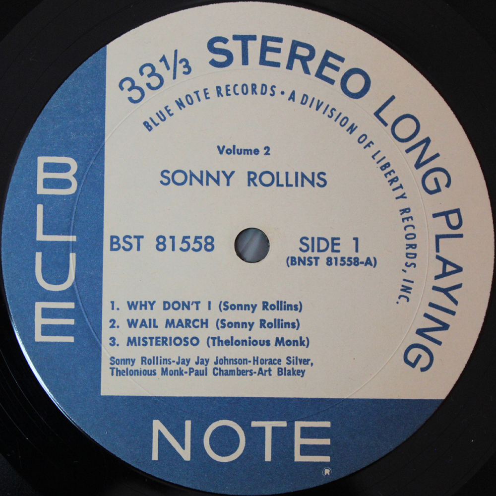 Sonny Rollins / Volume 2 (LP)