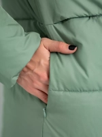 Куртка зимняя длинная с капюшоном пуховик