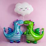 Шар (36"/91 см) Фигура, Дракон, Зеленый