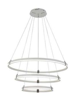 8501/8+6+4 WHITE+CHROME (1) Люстра (RL)