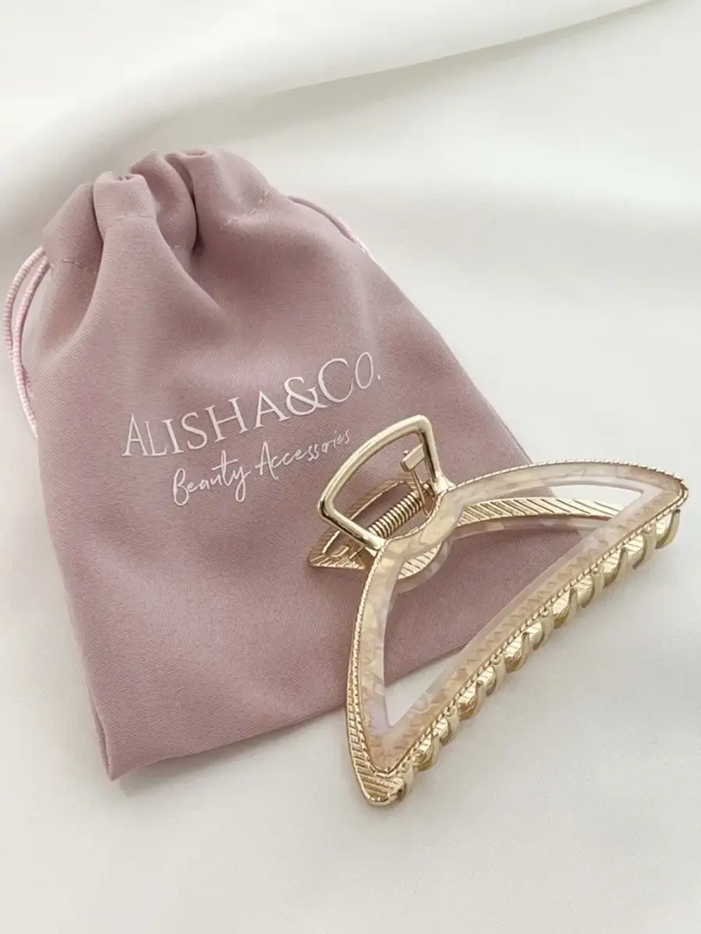 Аксессуар для волос Крабик средний металл Elegance