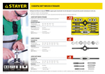 STAYER MaXCut, 8 предметов, инструментальная сталь, набор плашек (28015-H8)